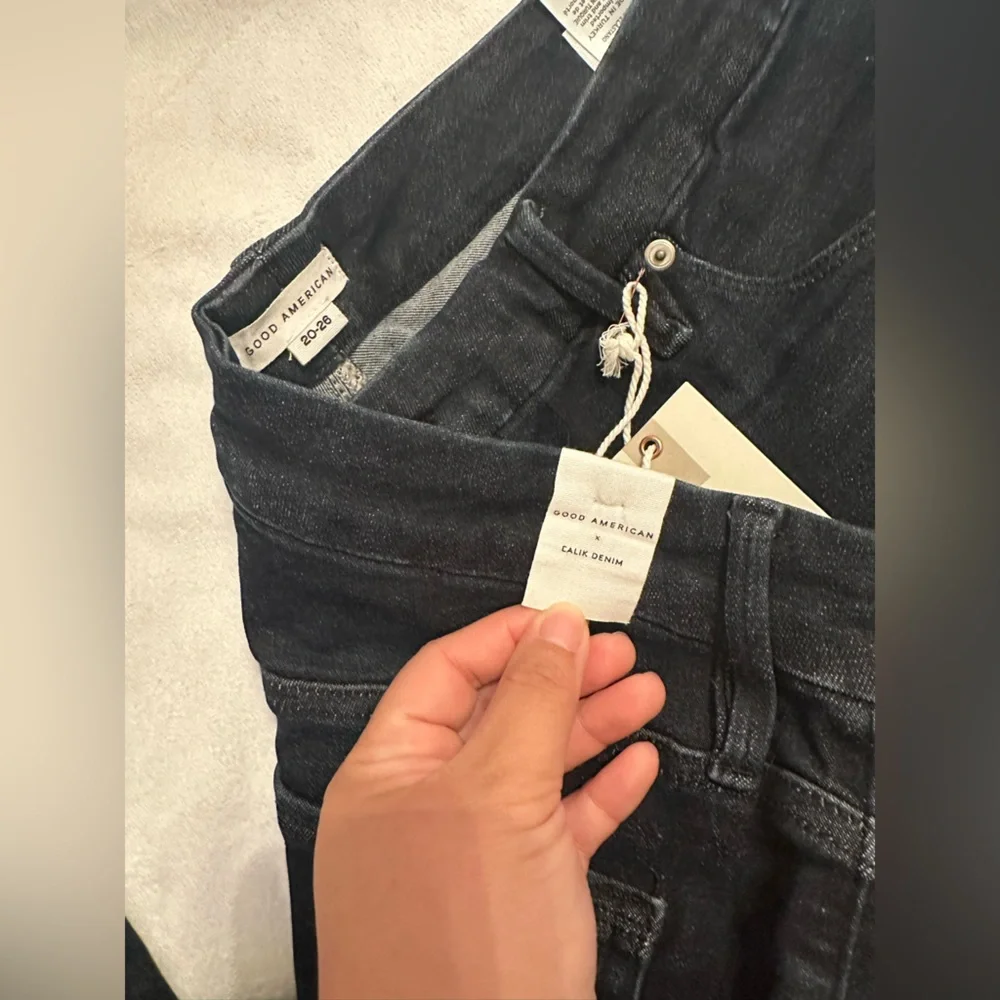 Good American Dark Blue Jeans. Always Fit size 20-26 - Picture 4 of 5